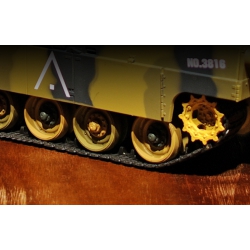 Czołg zdalnie sterowany ASG/IR/dym 1:24 U.S. M1A2 Abrams RTR 2.4Ghz - Heng Long 3816